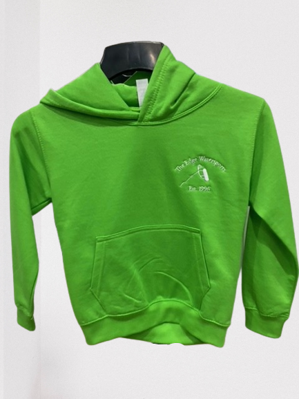 Kids Green Wakeboarder Hoodie